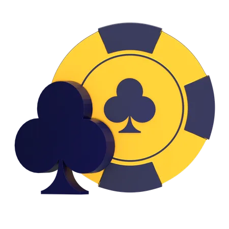 Casino-Chip-Club  3D Icon