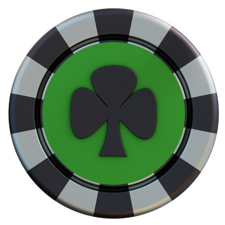 Casino Chip Club  3D Icon