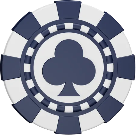 Casino Chip Club  3D Icon