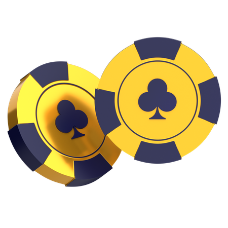 Casino Chip Club  3D Icon