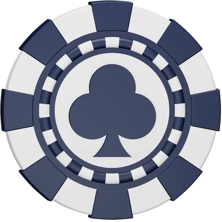 Club de fichas de casino  3D Icon