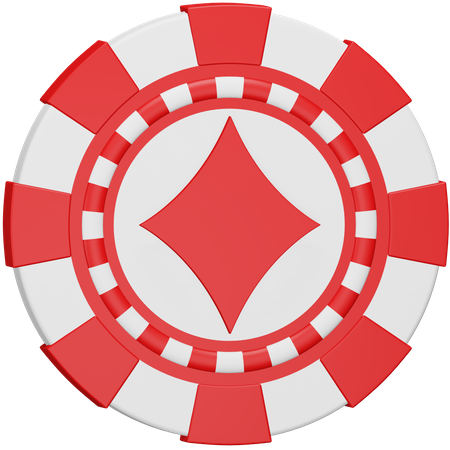 Casino-Chip Diamant  3D Icon