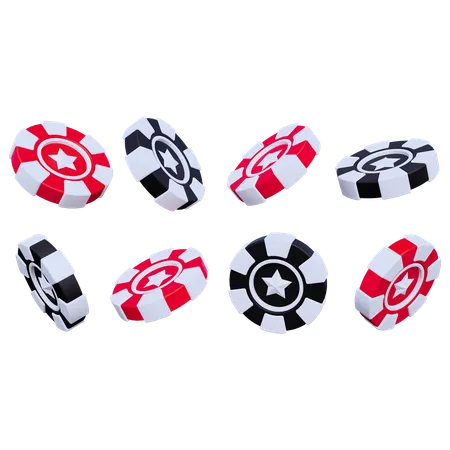 Casino Chips  3D Icon