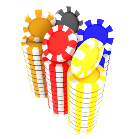 Casino chips  3D Icon