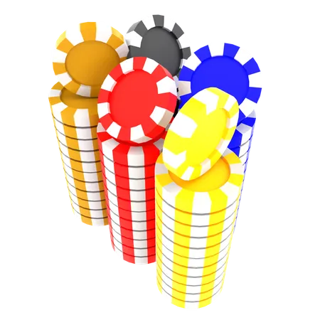 Casino chips  3D Icon