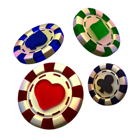 Casino Chips  3D Icon