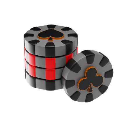 Casino Chips  3D Icon