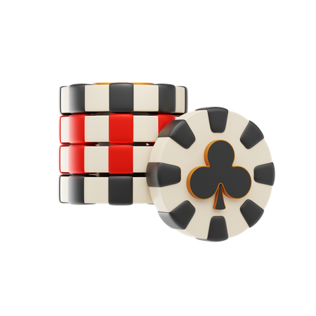 Casino Chips  3D Icon