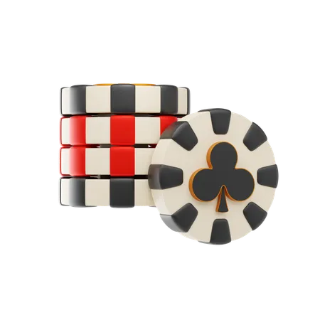 Casino Chips  3D Icon