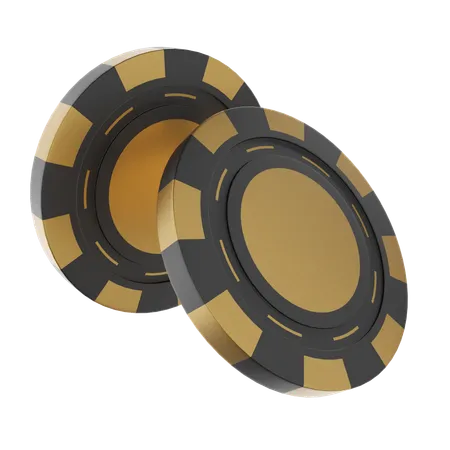 Casino Chips  3D Icon