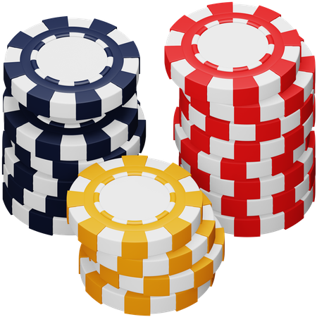 Casino Chips  3D Icon