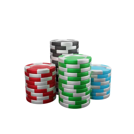 Casino Coins  3D Icon