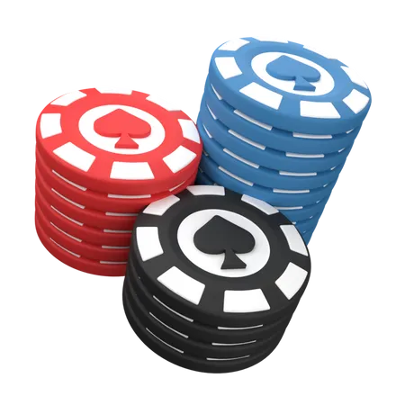 Casino Coins  3D Icon