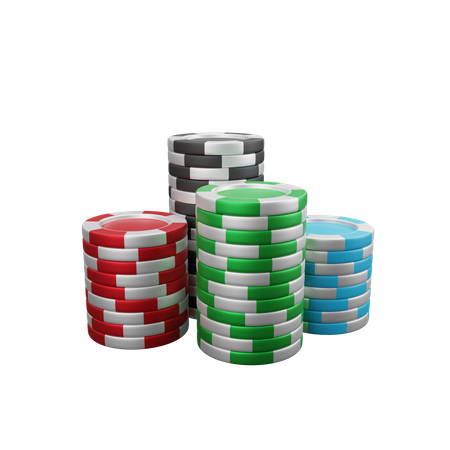 Casino Coins  3D Icon