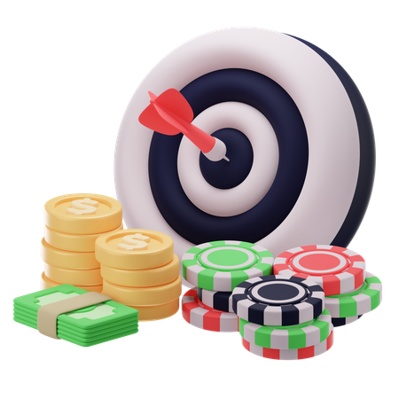 Dardo de casino  3D Icon