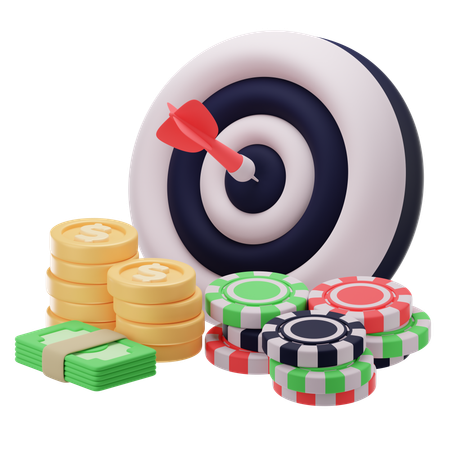 Casino Dart  3D Icon