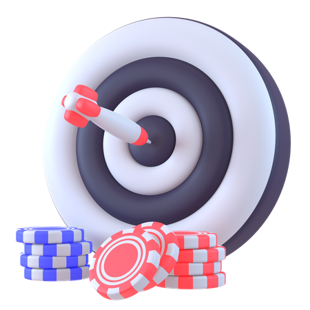Casino Dart  3D Icon