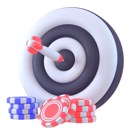 Casino Dart  3D Icon