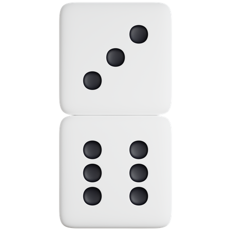 Casino Dices  3D Icon