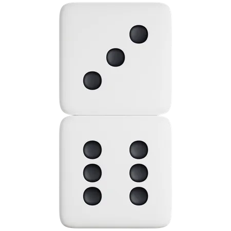 Casino Dices  3D Icon