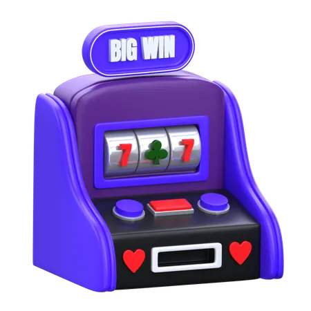 Machine à sous de casino  3D Icon