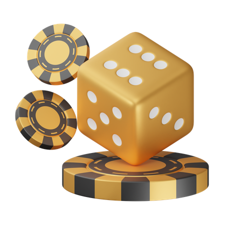 Póker de casino  3D Icon