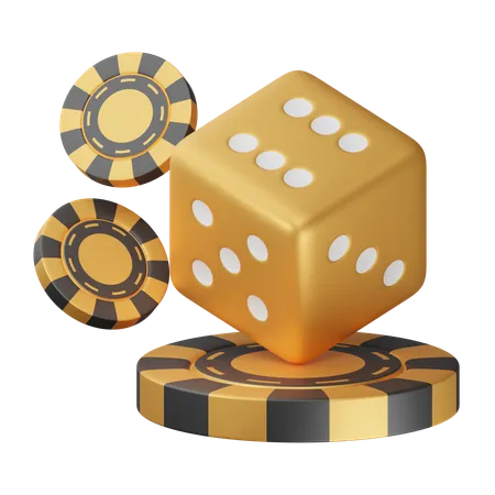 Póker de casino  3D Icon