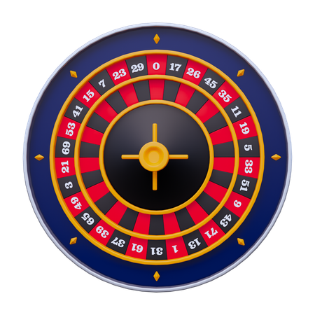 Casino Roulette  3D Icon