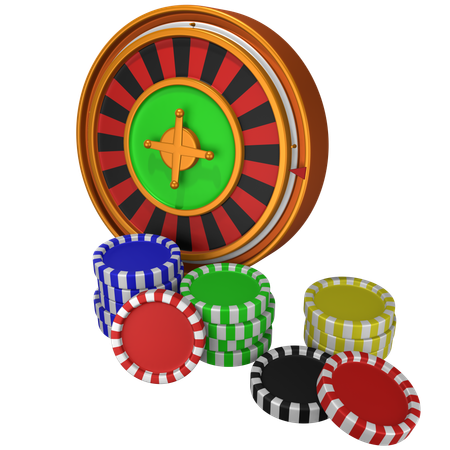 Roulette de casino  3D Icon