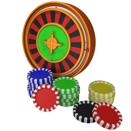 Roulette de casino  3D Icon