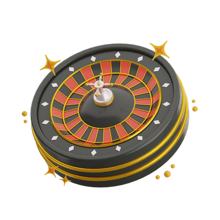 Casino Roulette  3D Icon