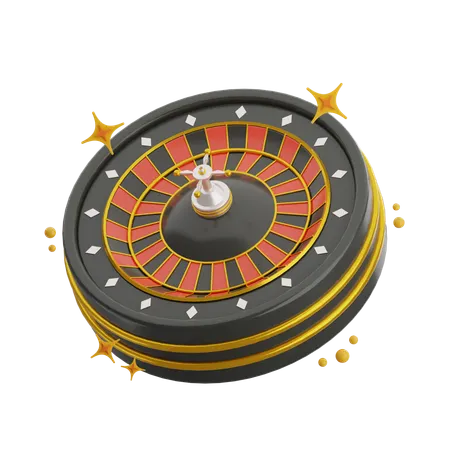 Casino Roulette  3D Icon