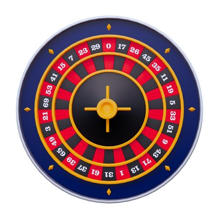 Casino Roulette  3D Icon