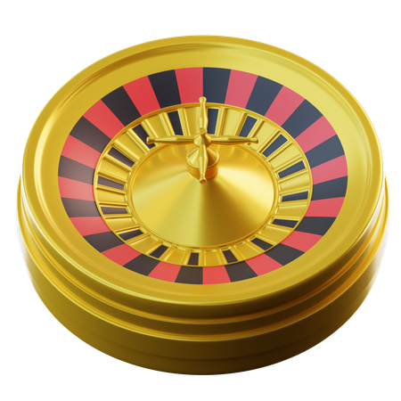 Casino Roulette  3D Icon