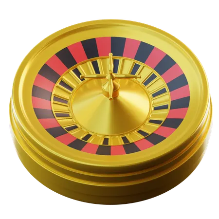 Casino Roulette  3D Icon