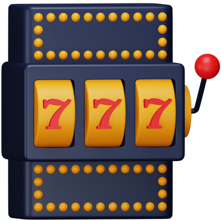 Casino Slot Machine  3D Icon