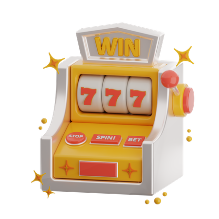 Casino Slot Machine  3D Icon