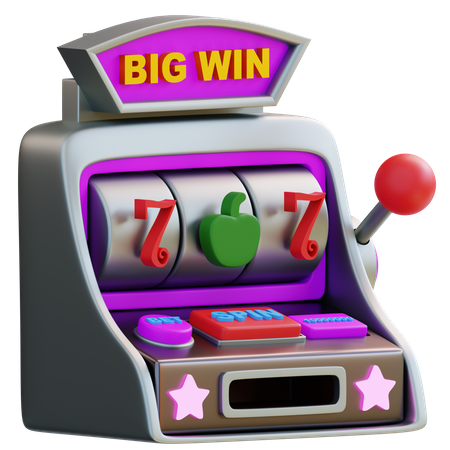 Casino Slot Machine  3D Icon