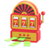 3d casino slot logo