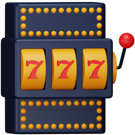 Casino Slot Machine  3D Icon