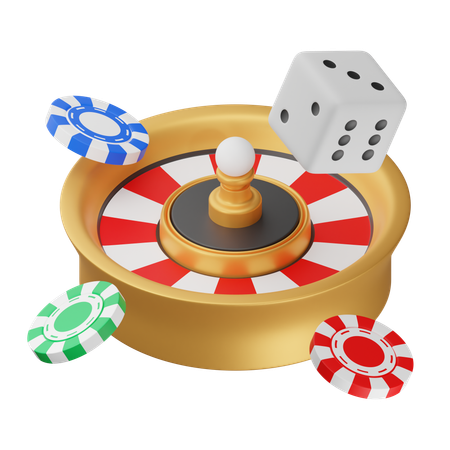 Casino Spiel  3D Icon