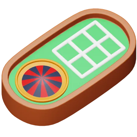 Casino Table Game  3D Icon