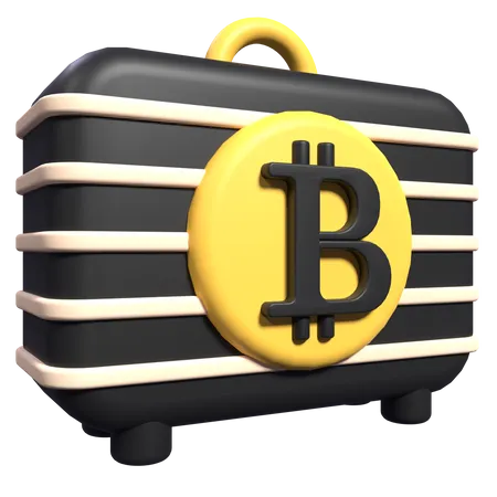Caso bitcoin  3D Icon