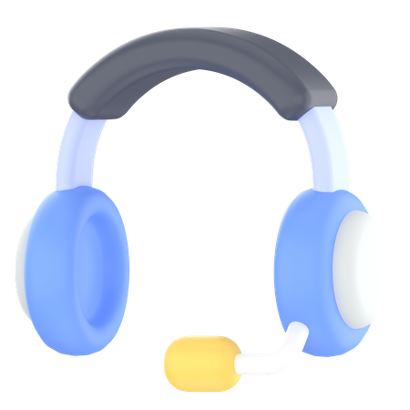 Casque de musique  3D Icon