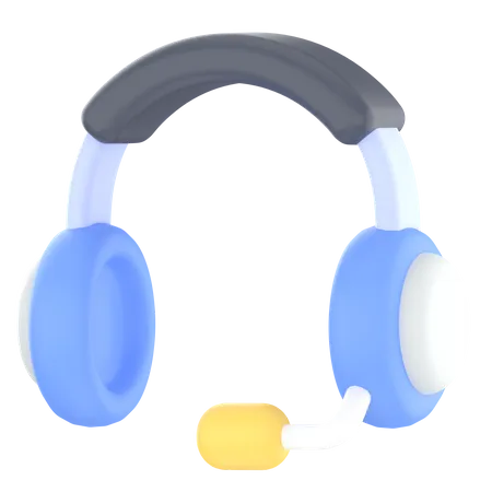 Casque de musique  3D Icon