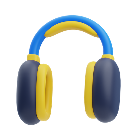 Casque de musique  3D Icon