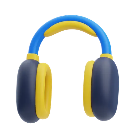 Casque de musique  3D Icon