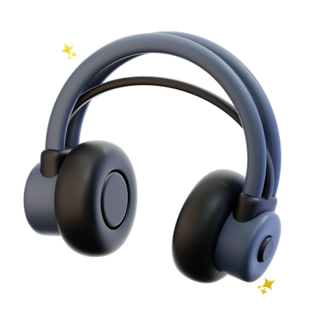 Casque de musique  3D Icon