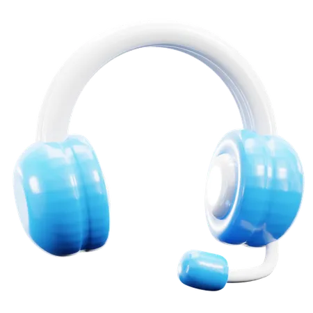 Casque  3D Icon