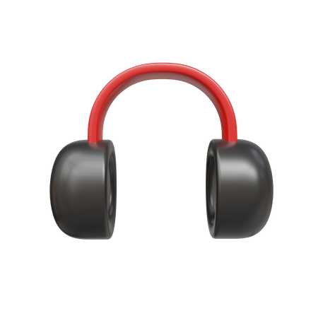 Casque de musique  3D Icon